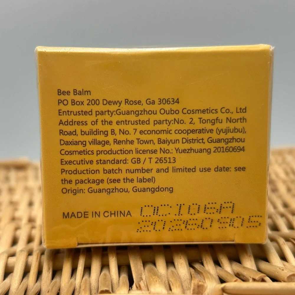 Original My Bee Balm Lip Balm Propolis Hydrating Honey Pot Dry Chapped Natural
